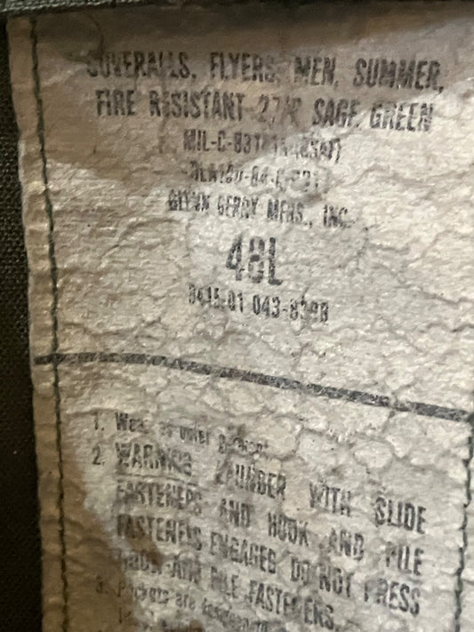 Green Vintage US Made Vintage Clothing, 48L