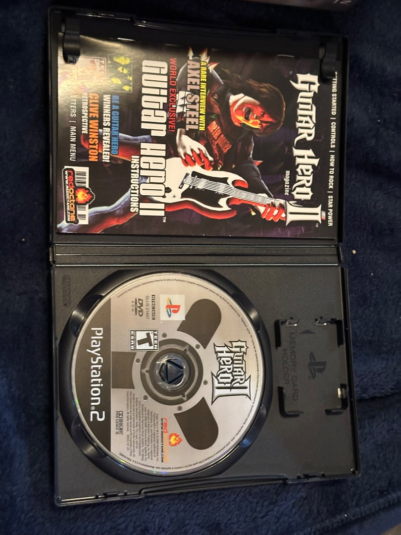 Ps2 Guitar Hero 2 Video Game, 6 x 4 x 1