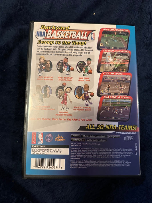 Ps2 Backyard Basketball Video Game, 6 x 4 x 1