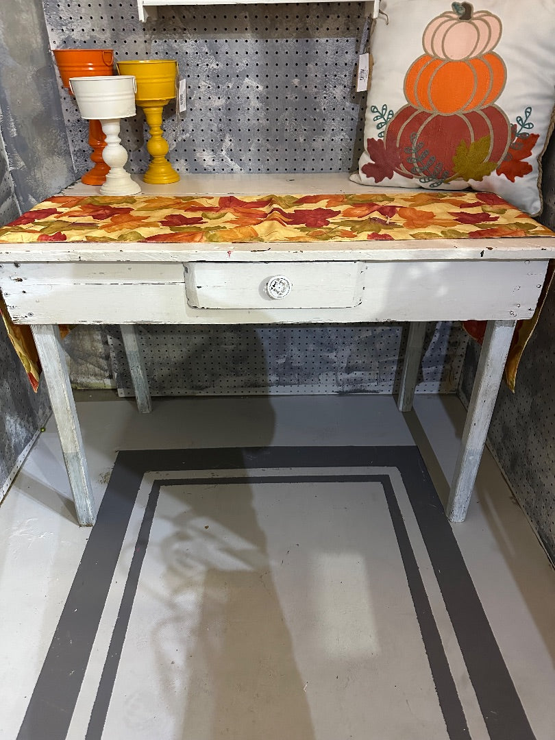 White Farm Table