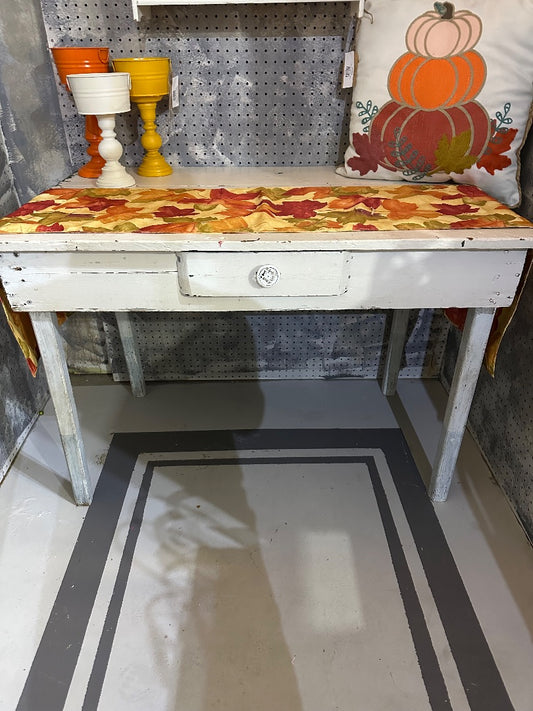 White Farm Table