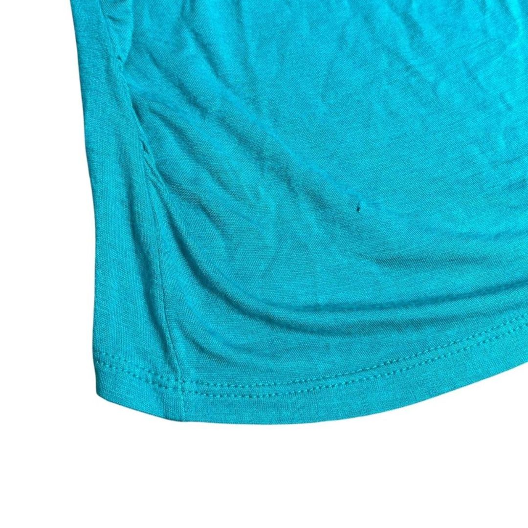 Y2K Beaded Teal Tank Top, S/M