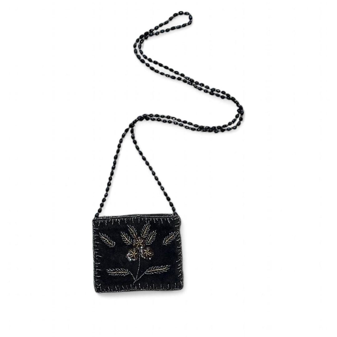 Small Beaded Velvet Purse