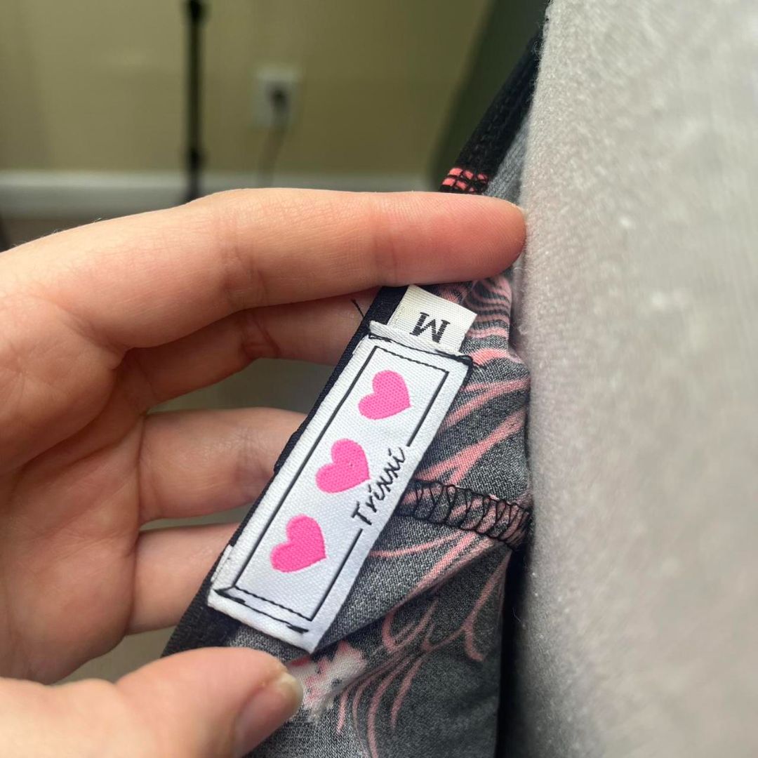 Y2K Black/Pink Floral Dress, M