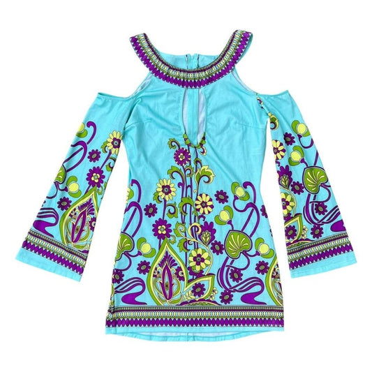 60s Style GoGo Mini Dress, S