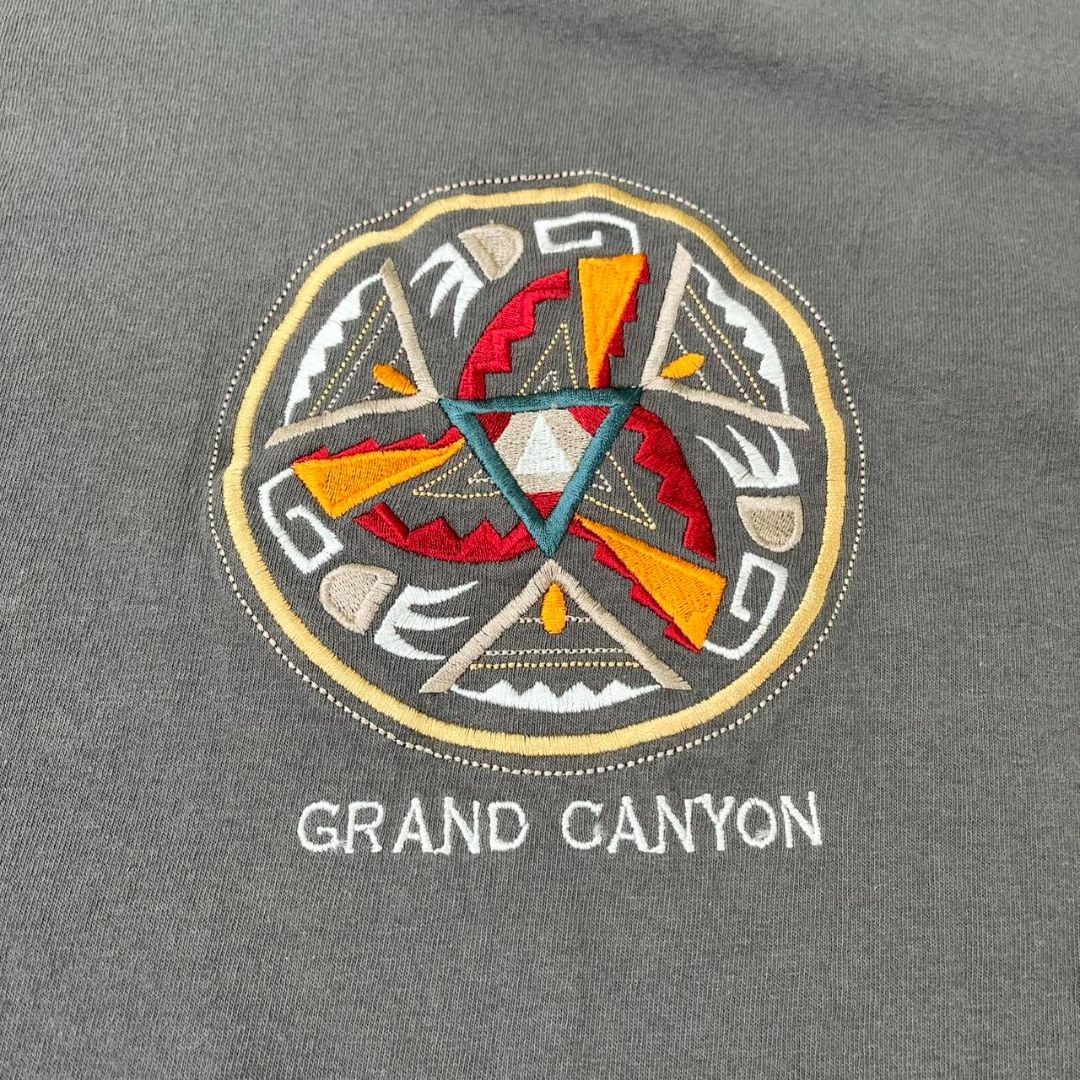 Grand Canyon Native Embroidered Tee, L