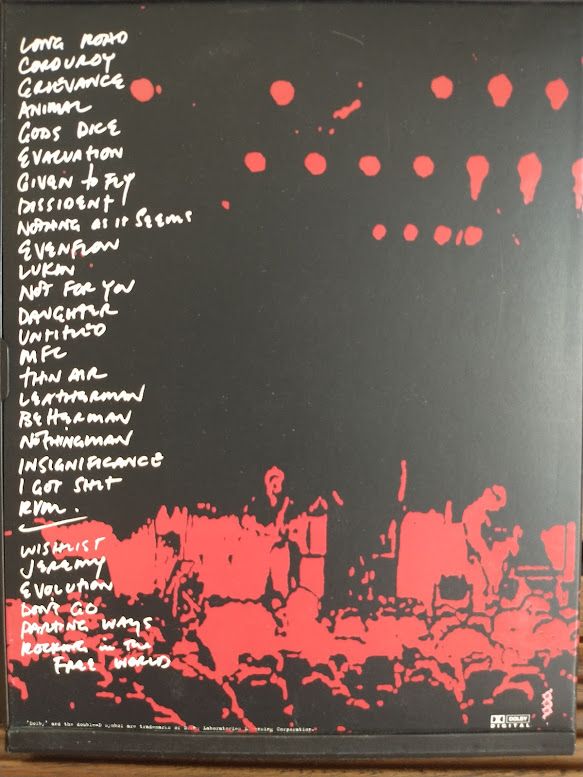 Pearl Jam Touring Band 2000 DVD