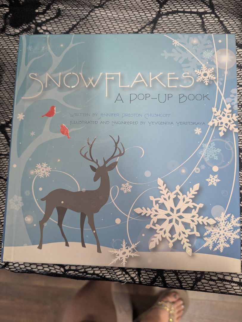 Book Snow Flakes Pop-up