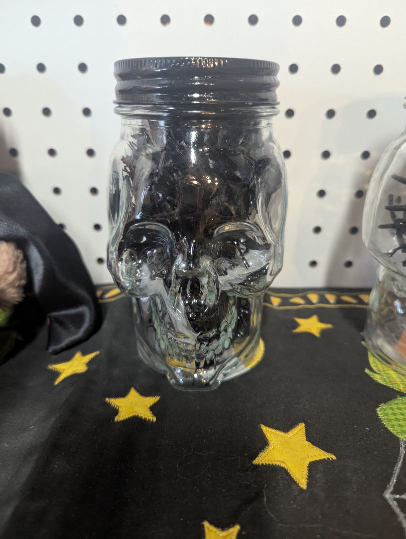 skull glass