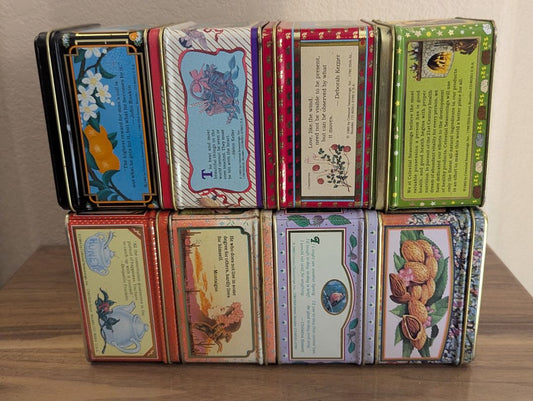Celestial Seasoning Tea Tins - 8 Antiques & Vintage
