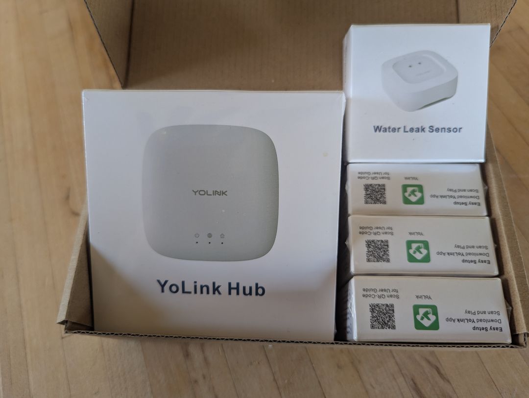 New in box - YoLink Water leak sensors