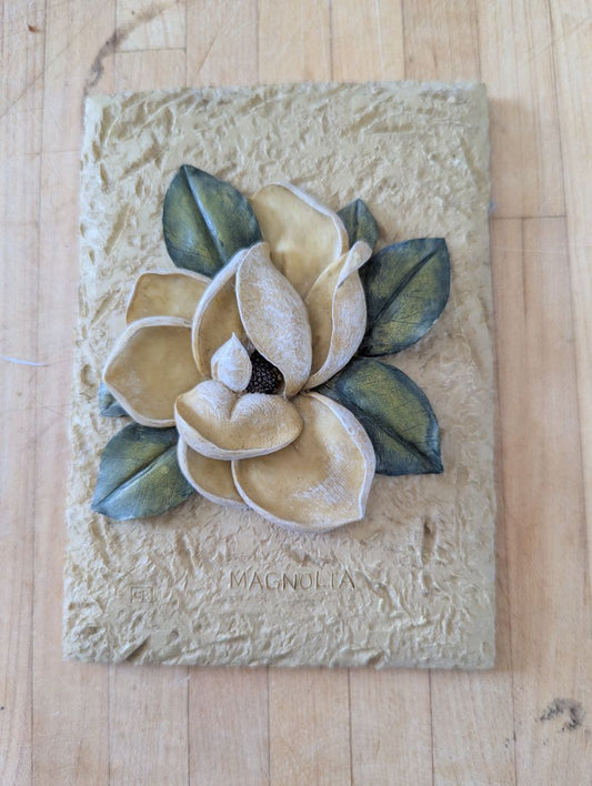 Cheri Blum floral wall plaques