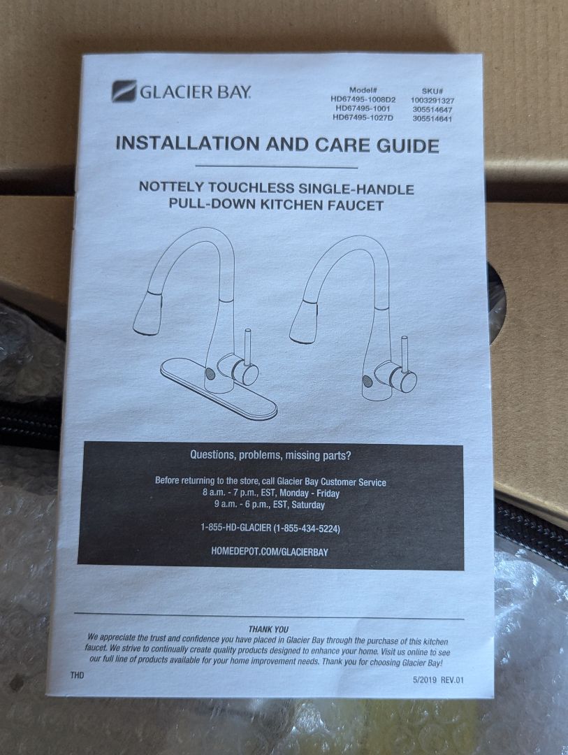 New Kitchen Faucet - Motion activated - New