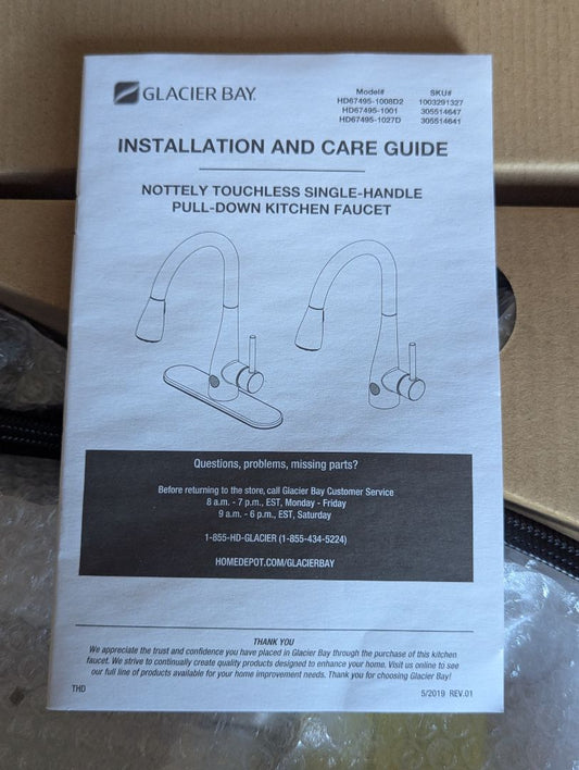 New Kitchen Faucet - Motion activated - New