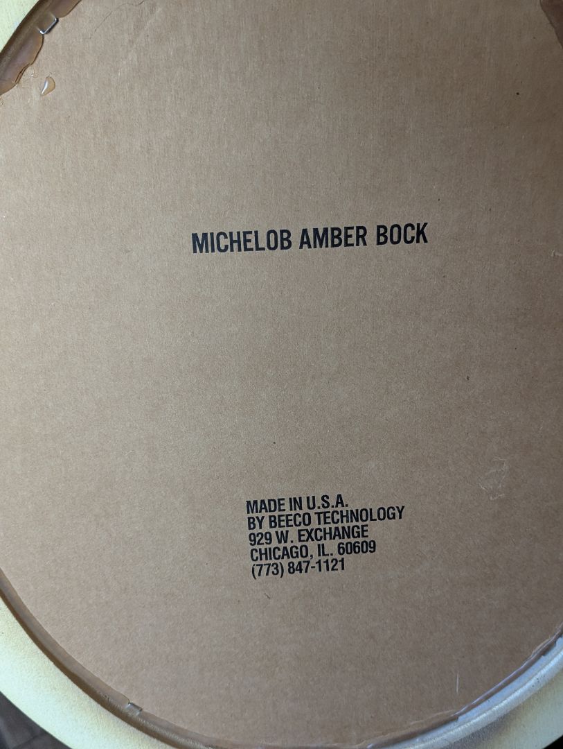 Vintage Beer Mirror - Michelob Amber Bock