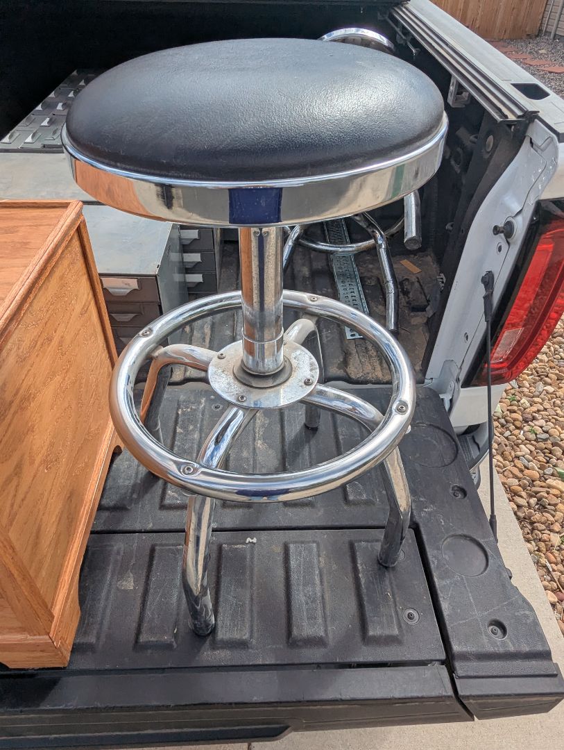 Chrome bar stools