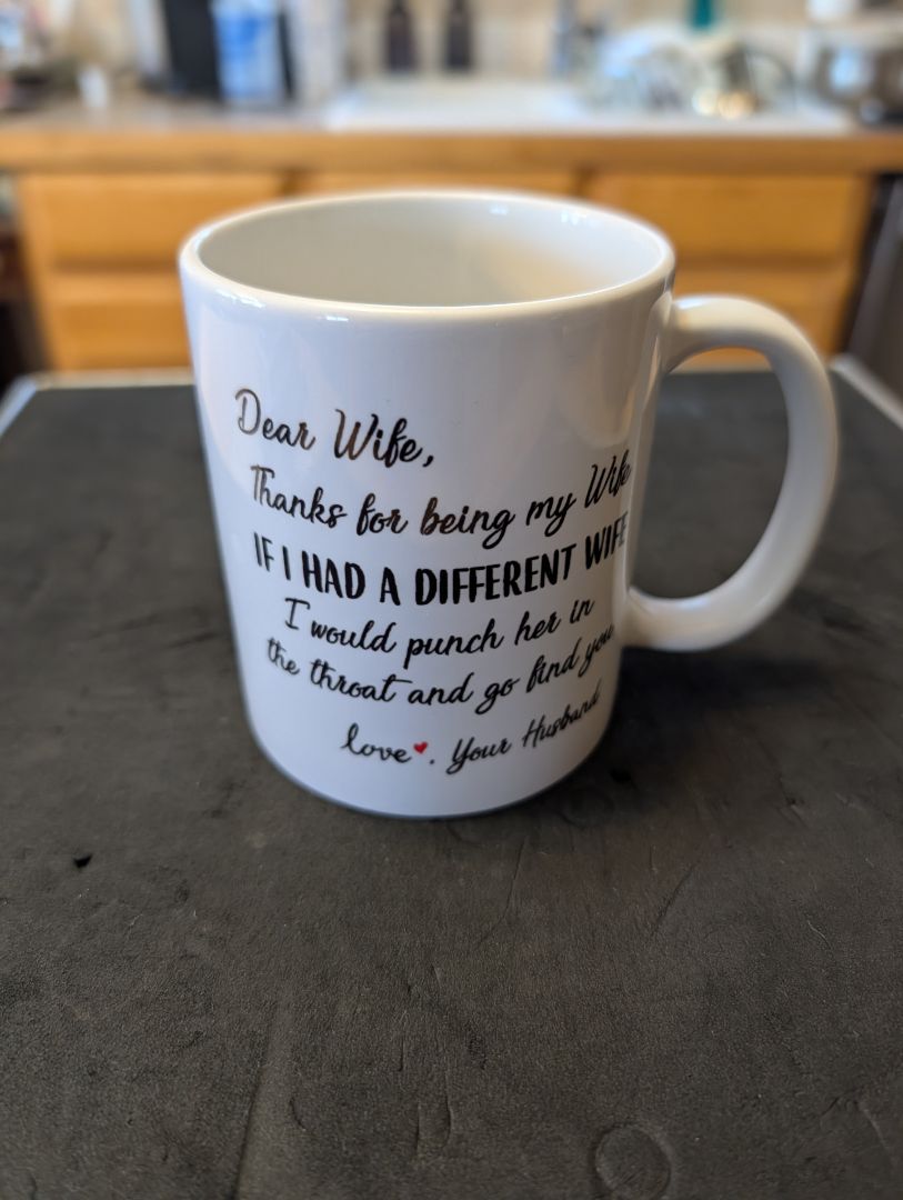 Dear Wife cup