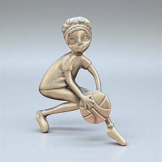 Vtg AJC basketball pin
