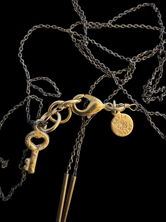 David Aubrey Anthropologie tassel necklace