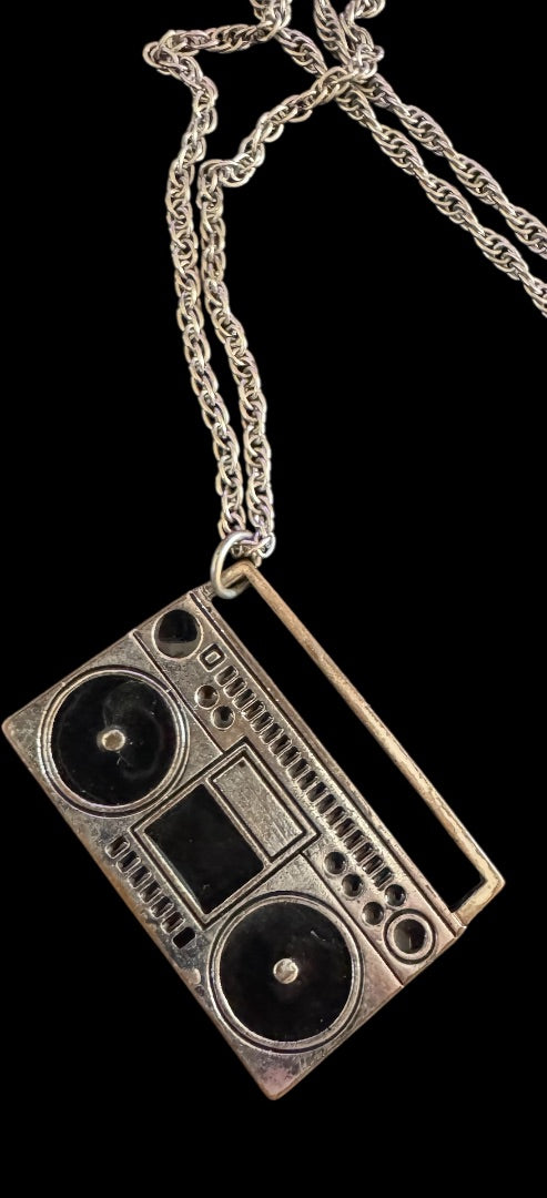 Boombox necklace