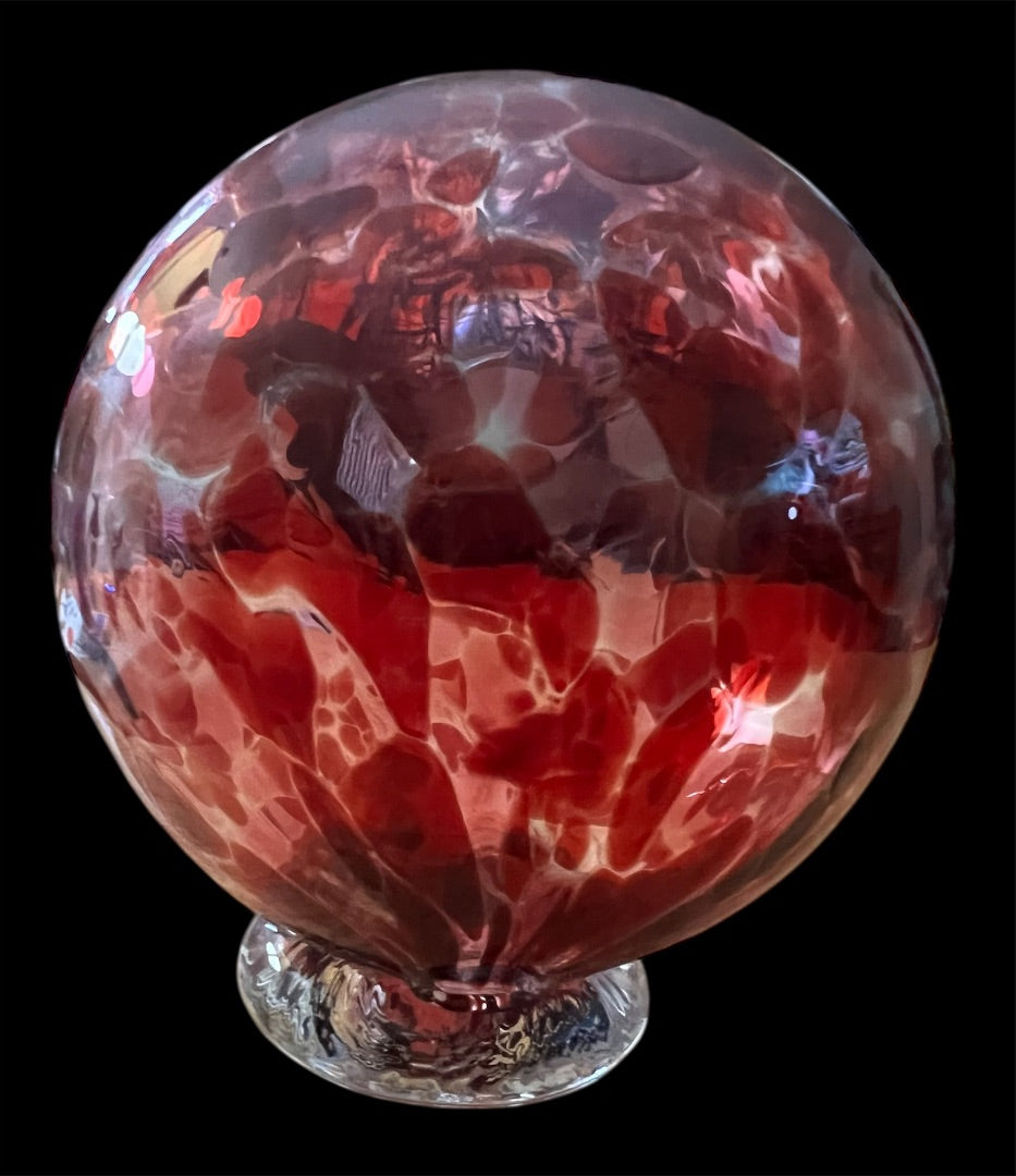 Hand blown wishing ball