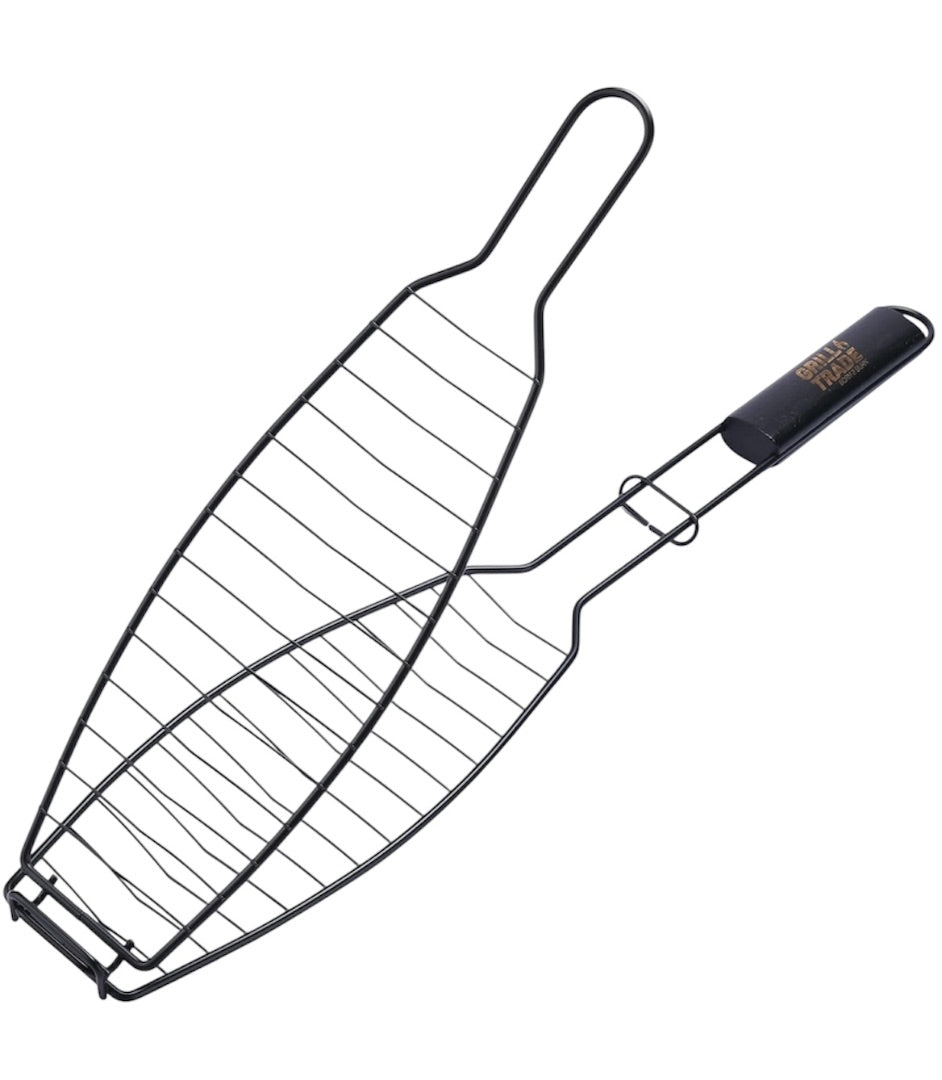 Fish grilling basket