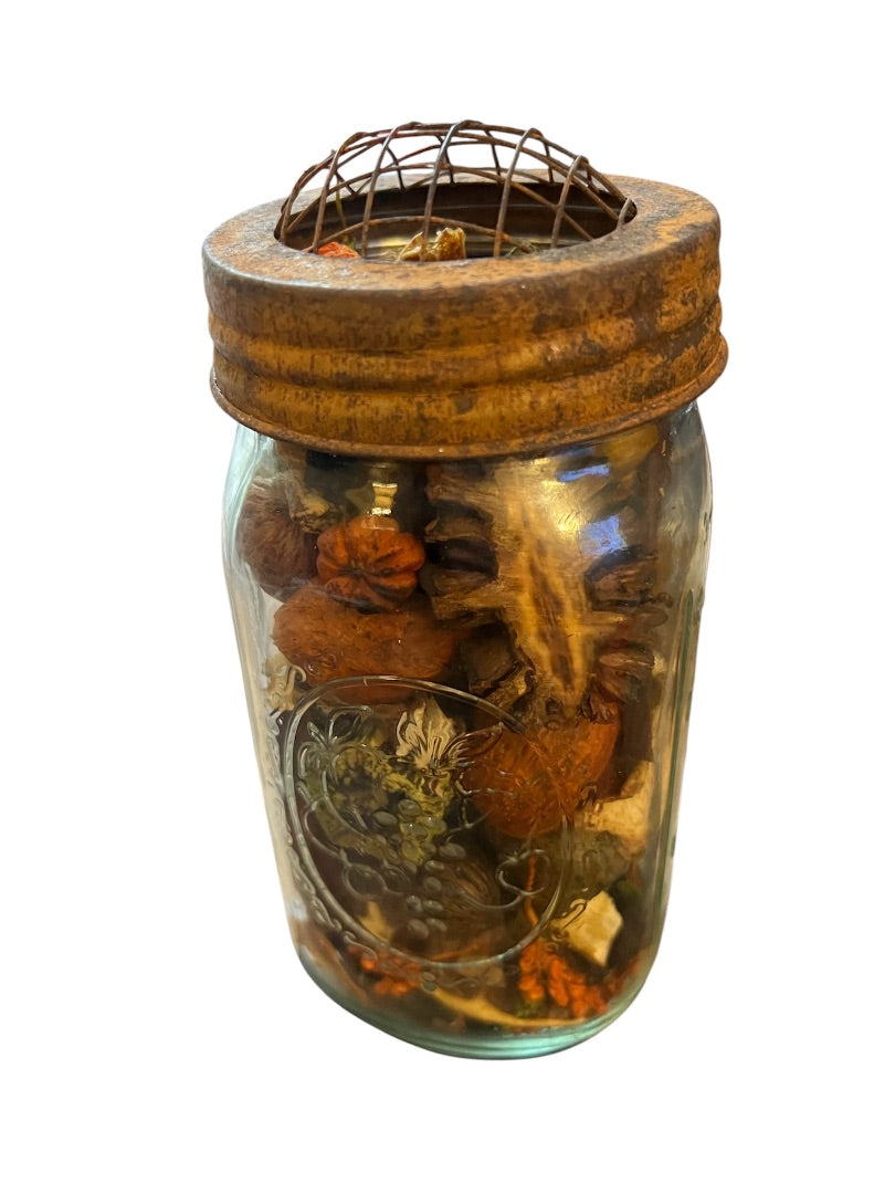 Mason jar potpourri