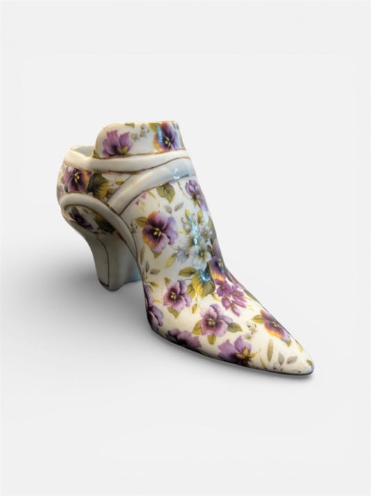 Formalities by Baum Bros porcelain high-heeled shoe figurine