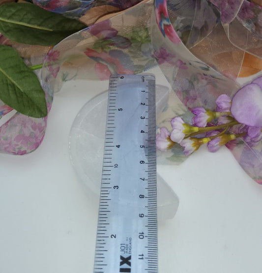 Pink Mangano Calcite Moon Bowl Stones