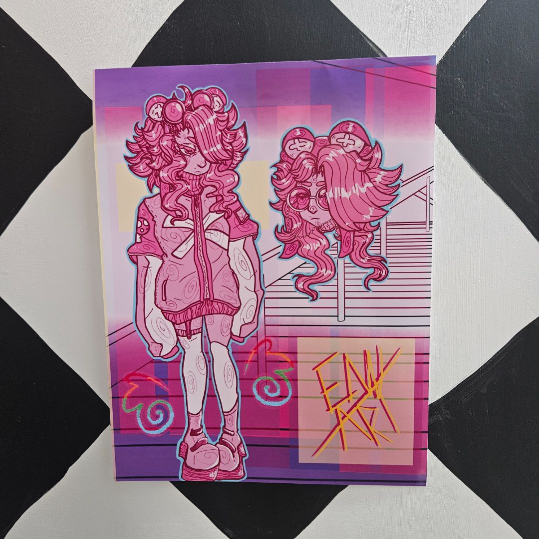 Punk Envy- Print, 8.5x11 inch