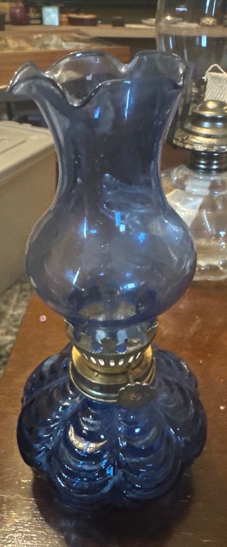 Blue Oil Lamp