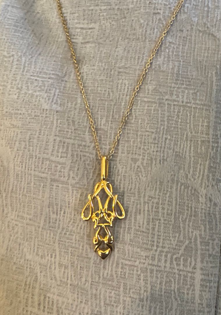 Barbra Mandrell Gold-Tone Necklace