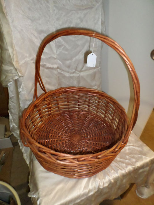 Large Red Wicker Basket