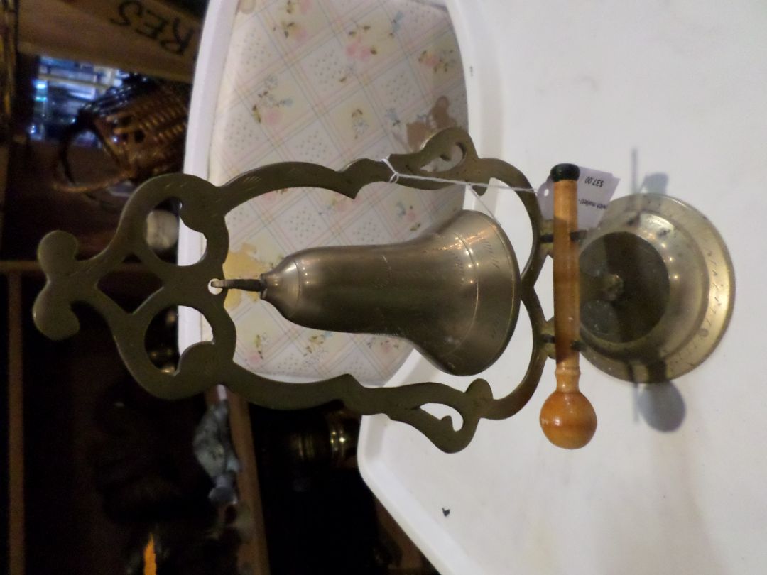 Vintage Brass Table Bell (with mallet) - 1960's