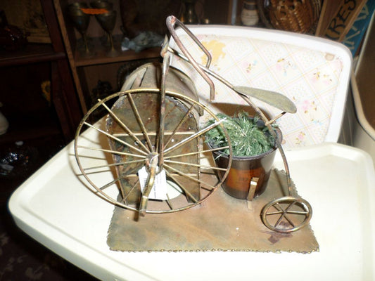 Bicycle with Plant Holder Music Box