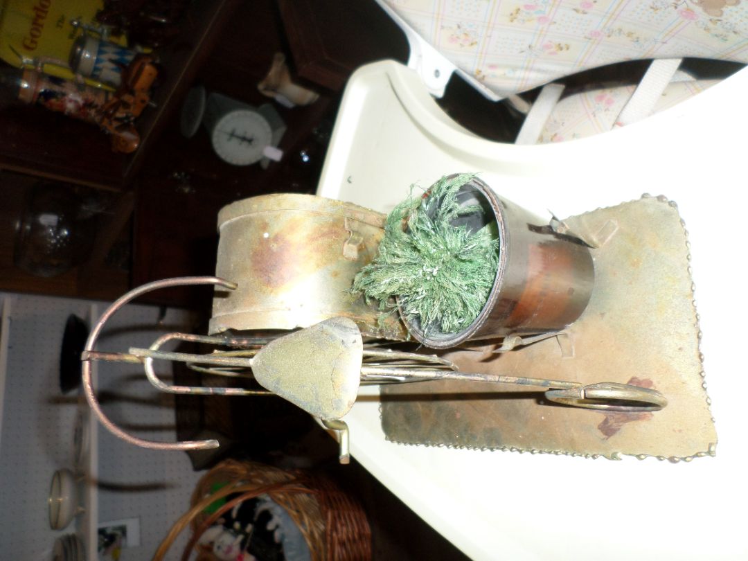 Bicycle with Plant Holder Music Box