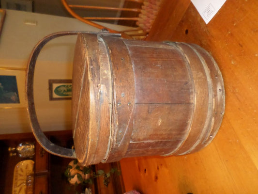 Antique Firkin Sugar Bucket