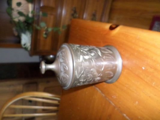 Antique Indian Bidri Container