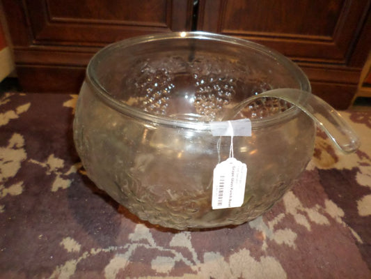 Grape Glass Punch Bowl