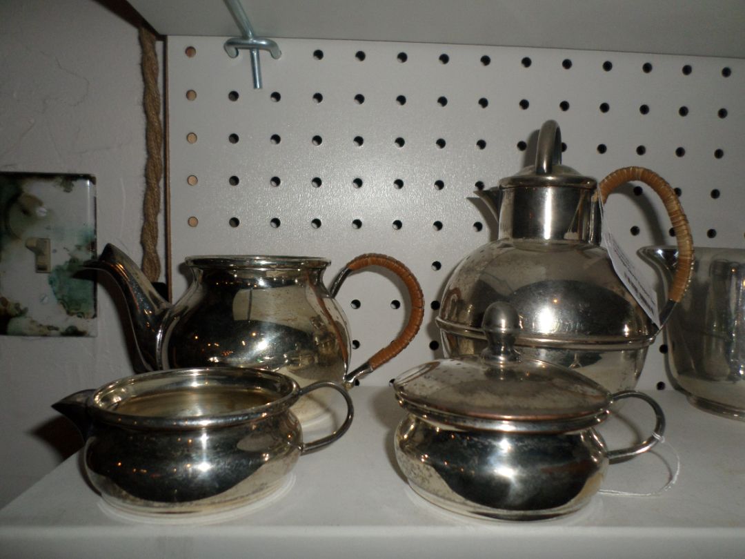Vintage Silver Teapot Set