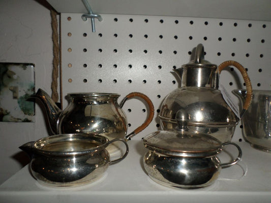 Vintage Silver Teapot Set