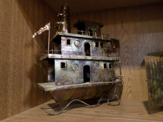 Vintage Steamboat Music Box