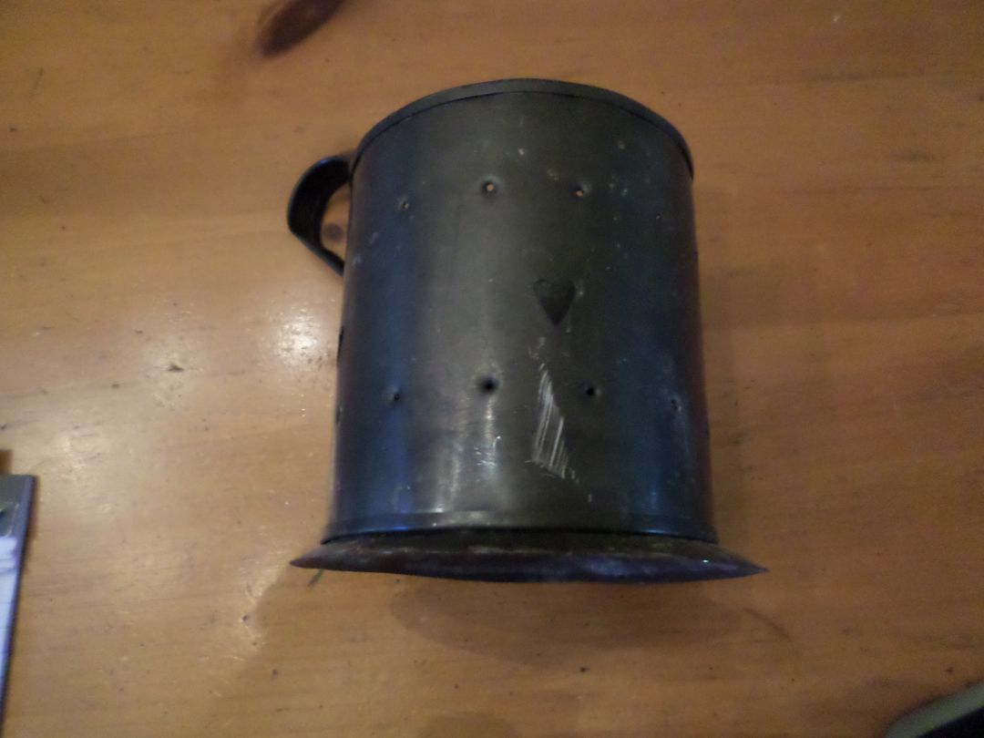 Pierced Tin Candle Lantern
