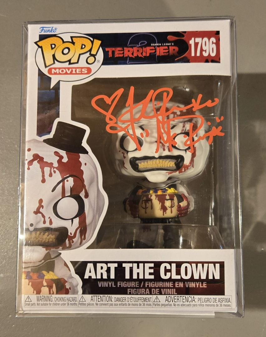 Art the Clown Funko Pop signed by Felissa Rose