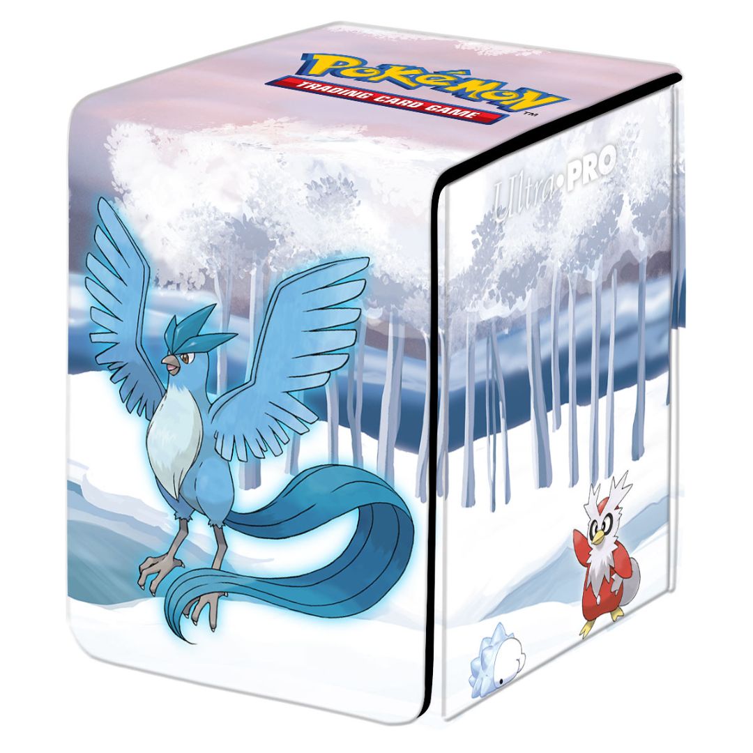Blue and White Ultra Pro Pokemon TCG Supplies - Alcove Flipbox - Frosted Forest