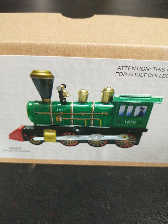 Green Locomotive Tin Windup