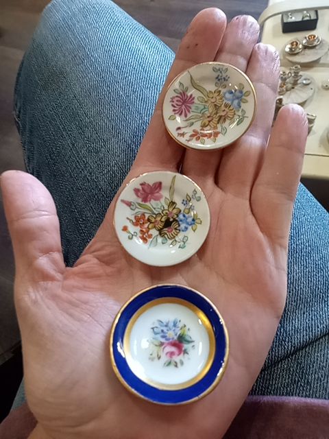 Vintage Limoges France hand painted plates