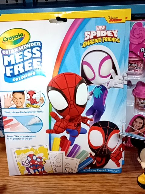 Crayola Mess free coloring Spidey