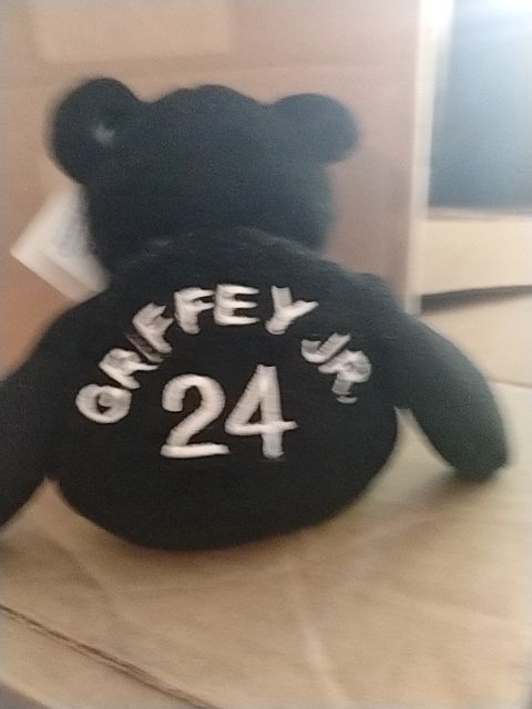 Black and white Salvino's Bammers Baseball Bear