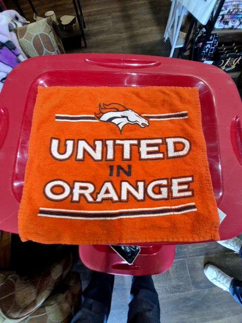 Bronco washcloth